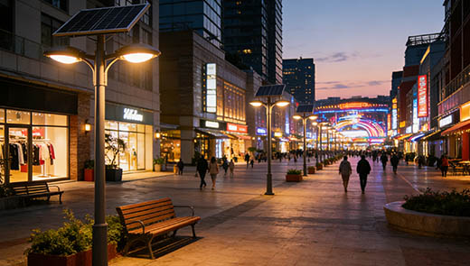 solar LED street lights